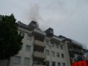 Dachstuhlbrand Koeln Vingst Hinter dem Hessgarten P10